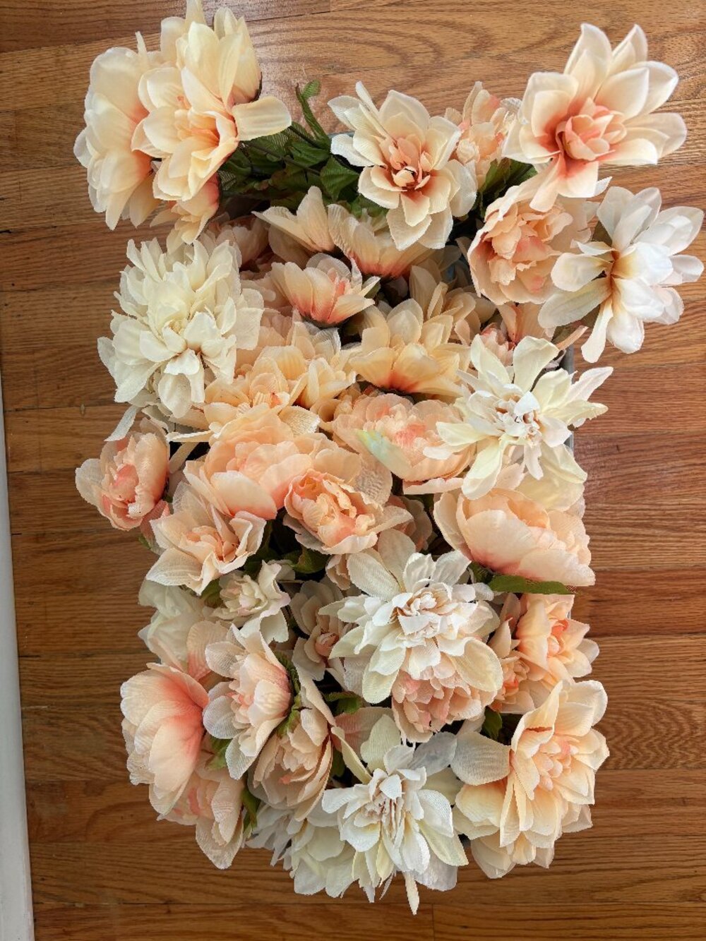 Bulk lot of faux flowers